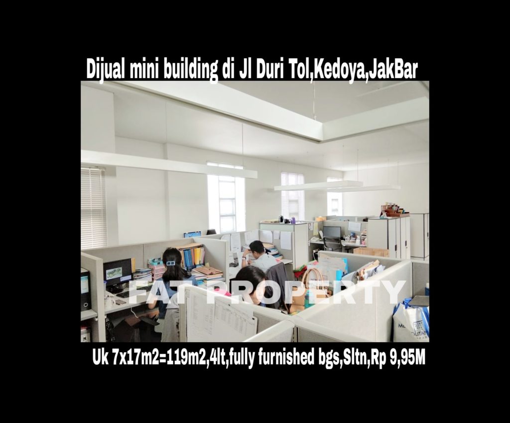 Dijual mini building bagus di Jl Duri Tol,Kedoya,Jakarta Barat.