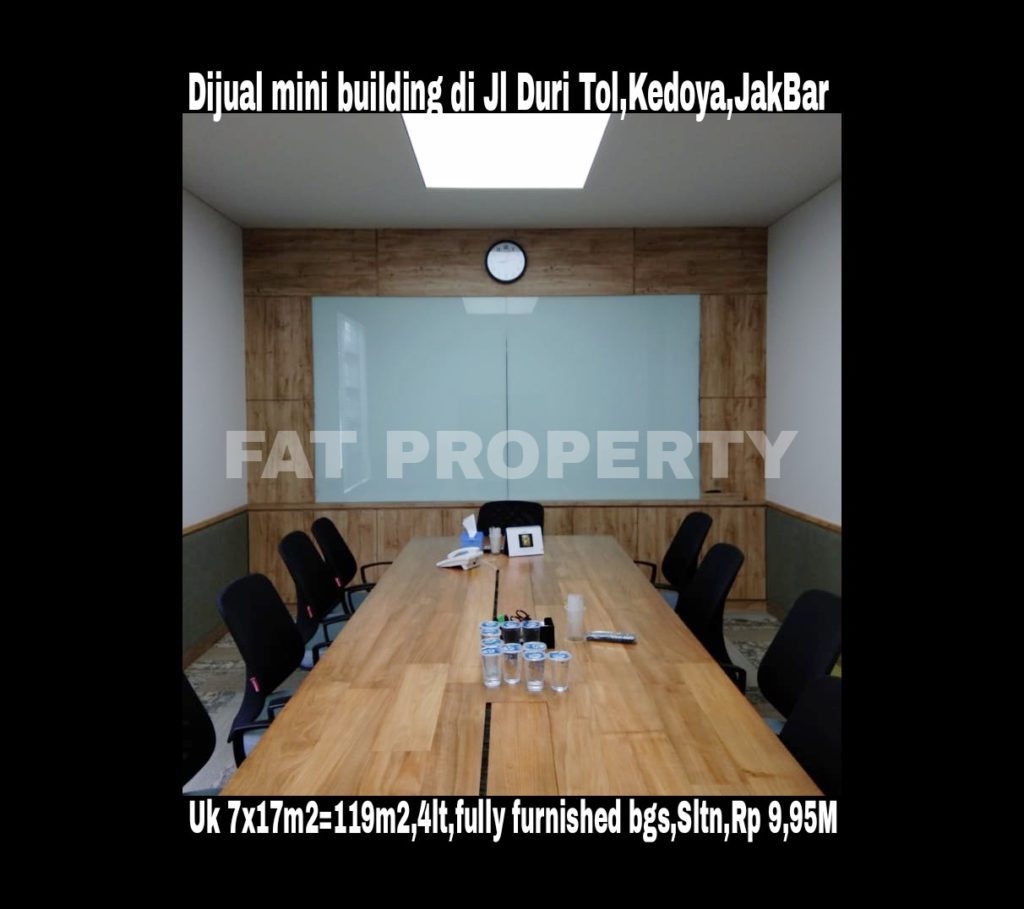 Dijual mini building bagus di Jl Duri Tol,Kedoya,Jakarta Barat.