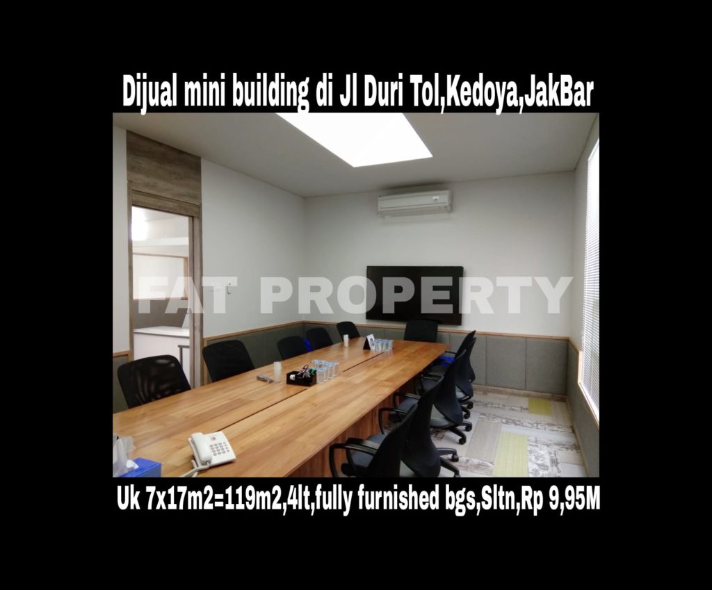 Dijual mini building bagus di Jl Duri Tol,Kedoya,Jakarta Barat.