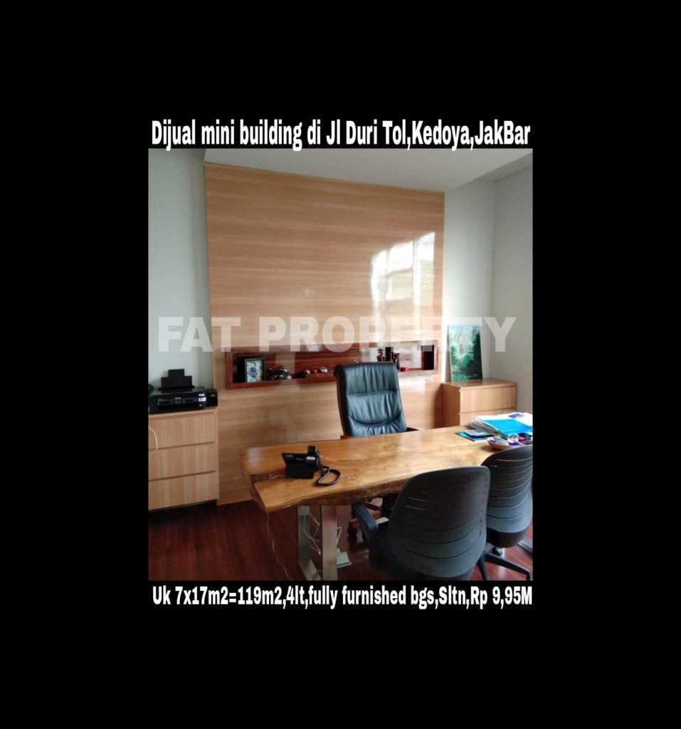 Dijual mini building bagus di Jl Duri Tol,Kedoya,Jakarta Barat.