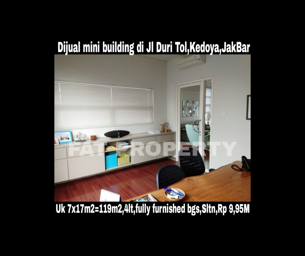 Dijual mini building bagus di Jl Duri Tol,Kedoya,Jakarta Barat.