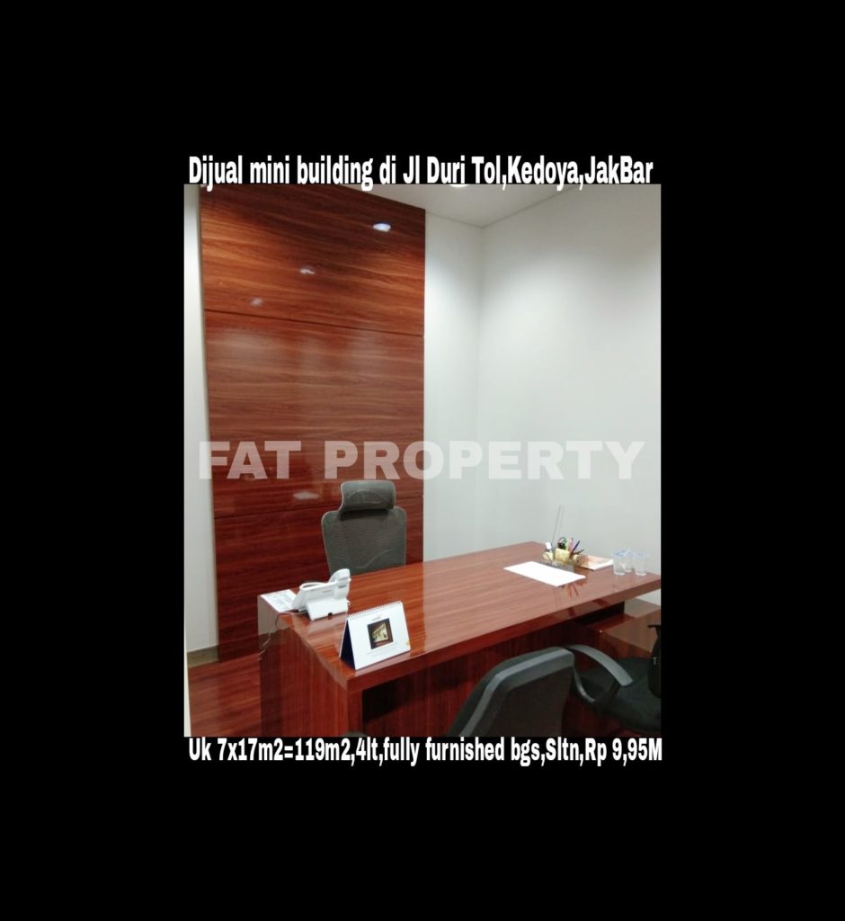 Dijual mini building bagus di Jl Duri Tol,Kedoya,Jakarta Barat.