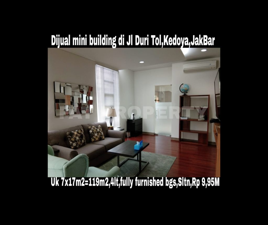 Dijual mini building bagus di Jl Duri Tol,Kedoya,Jakarta Barat.
