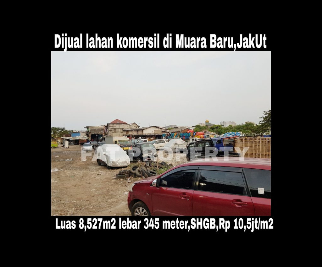 Dijual lahan di Muara Baru,Jakarta Utara.