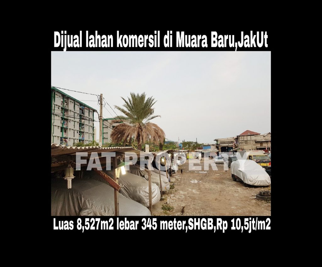 Dijual lahan di Muara Baru,Jakarta Utara.