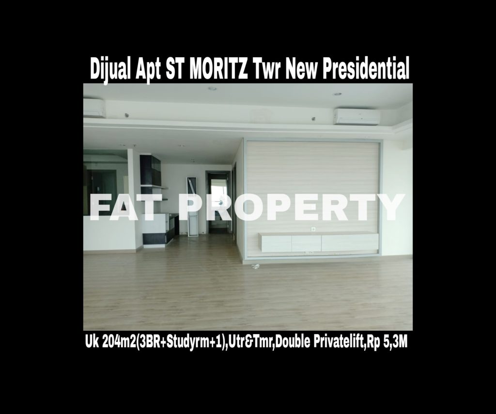 Dijual Apartment ST MORITZ Tower terbaru dan terbaik,New Presidential Tower.