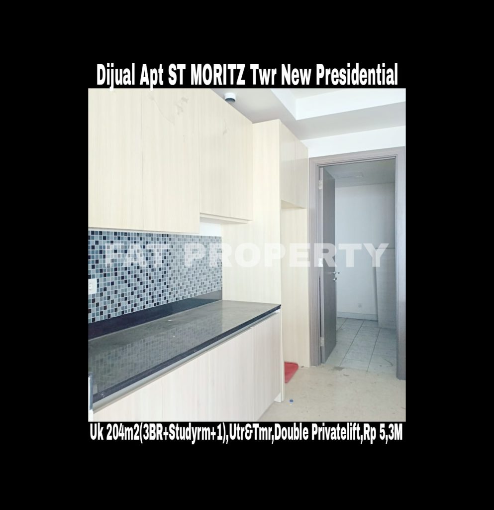 Dijual Apartment ST MORITZ Tower terbaru dan terbaik,New Presidential Tower.