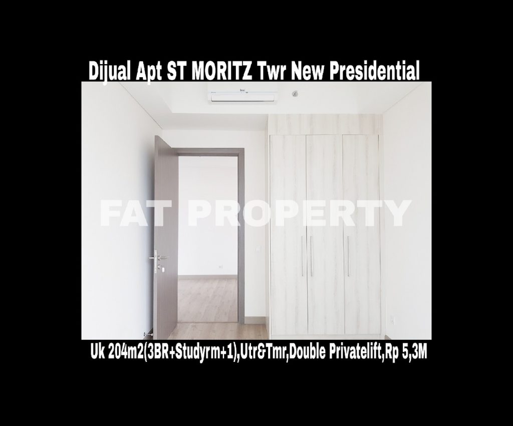 Dijual Apartment ST MORITZ Tower terbaru dan terbaik,New Presidential Tower.