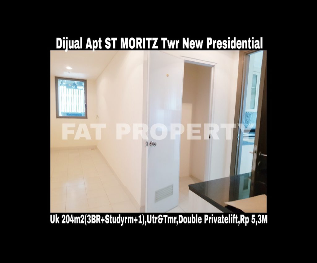Dijual Apartment ST MORITZ Tower terbaru dan terbaik,New Presidential Tower.