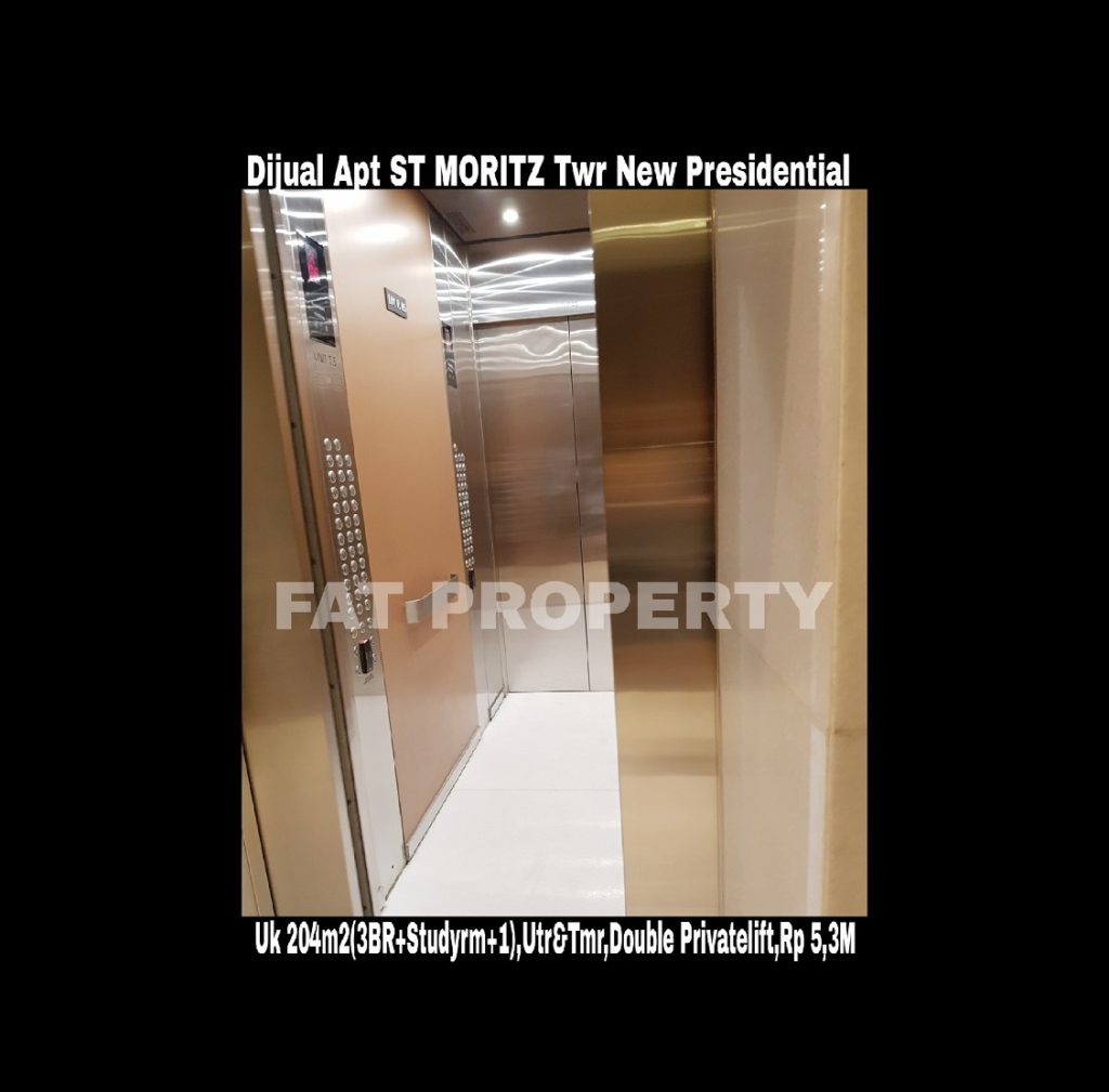 Dijual Apartment ST MORITZ Tower terbaru dan terbaik,New Presidential Tower.
