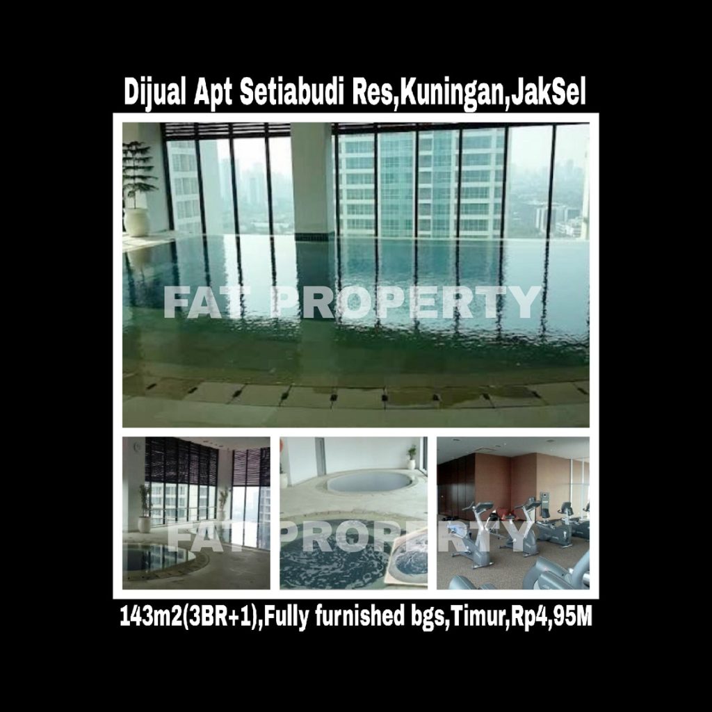 DIJUAL APARTEMEN SETIABUDI RESIDENCES,Kuningan,Jakarta Selatan.