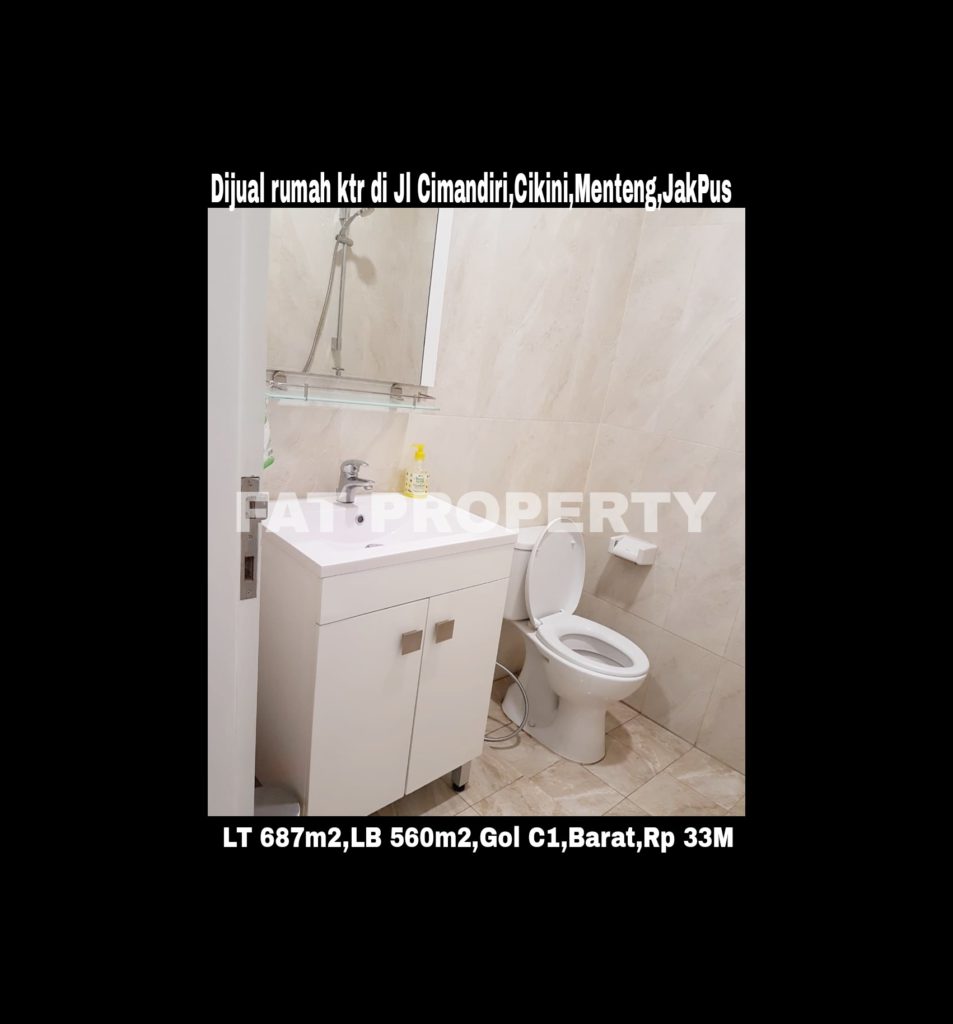 Dijual rumah di daerah elite di jantungnya ibukota Indonesia di Menteng Jl Cimandiri,Cikini,Menteng.