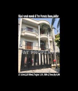 Jual cepat harga super miring rumah mewah di Taman Permata Buana,Jakarta Barat.