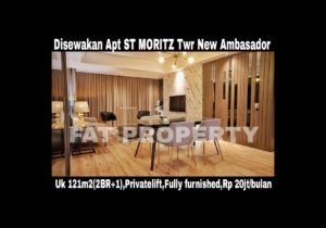 Disewakan Apartment ST MORITZ Tower New Ambasador