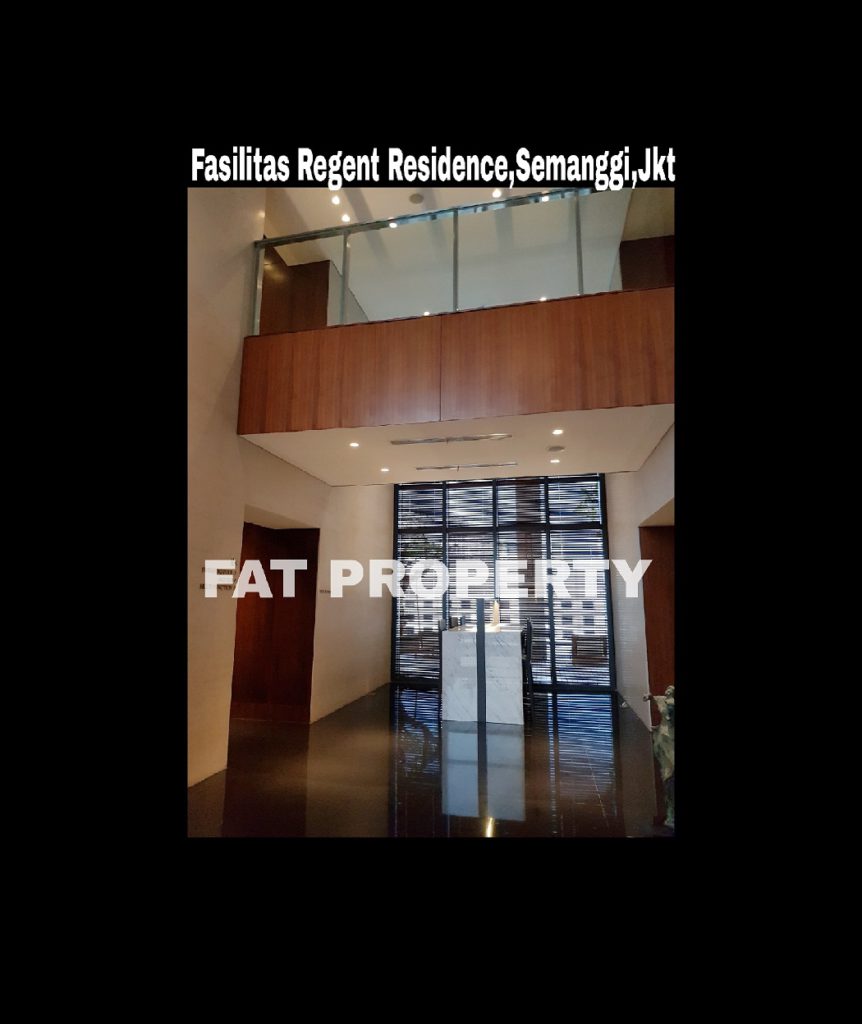 Disewakan Apartemen Regent Residence/ Mangkuluhur Residence,Semanggi,Jakarta.