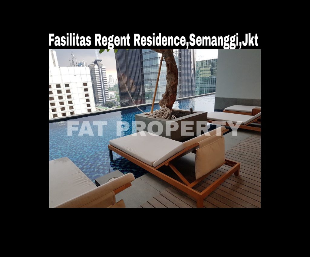 Disewakan Apartemen Regent Residence/ Mangkuluhur Residence,Semanggi,Jakarta.
