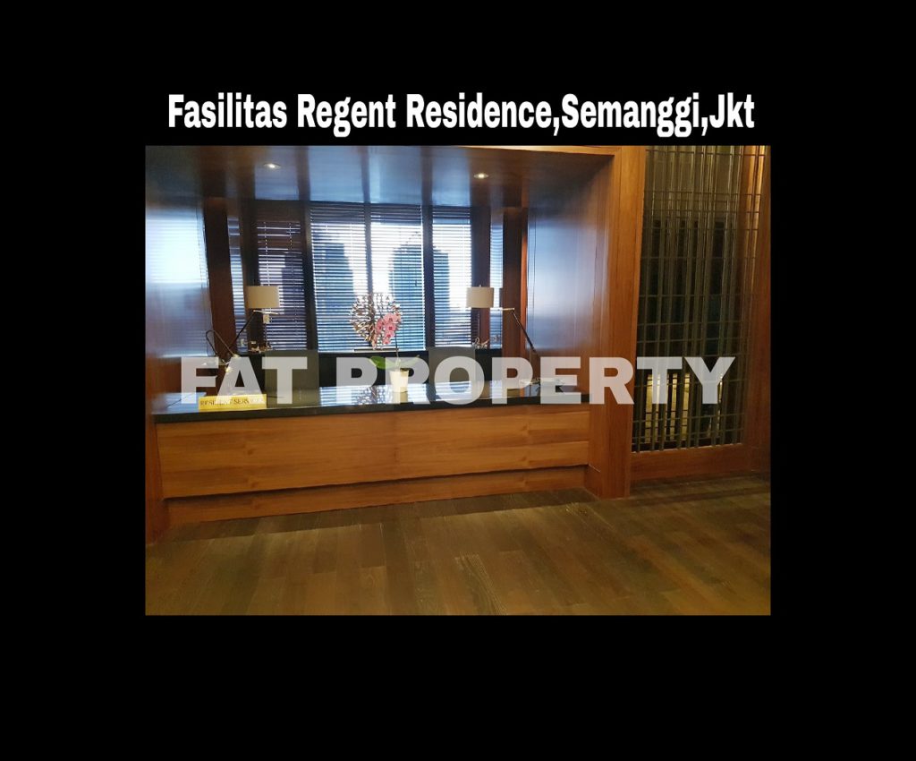 Disewakan Apartemen Regent Residence/ Mangkuluhur Residence,Semanggi,Jakarta.