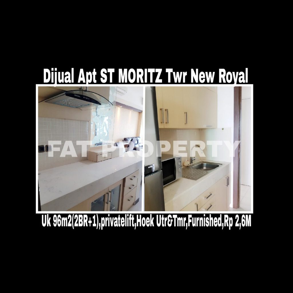 Dijual Apartment ST Moritz di Jl Puri Indah Jakarta Barat.