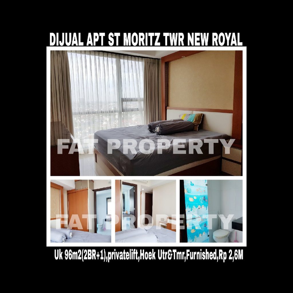 Dijual Apartment ST Moritz di Jl Puri Indah Jakarta Barat.