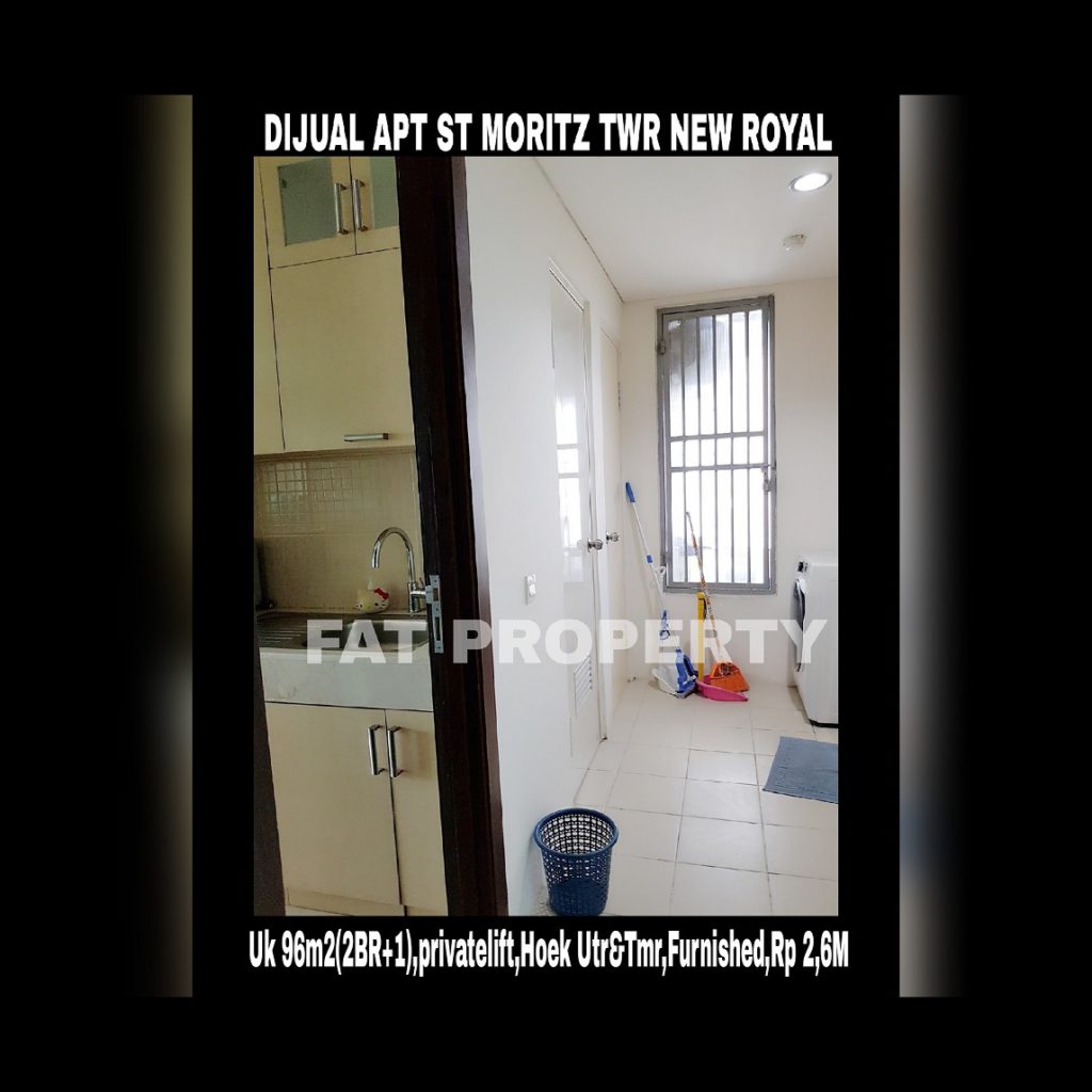 Dijual Apartment ST Moritz di Jl Puri Indah Jakarta Barat.