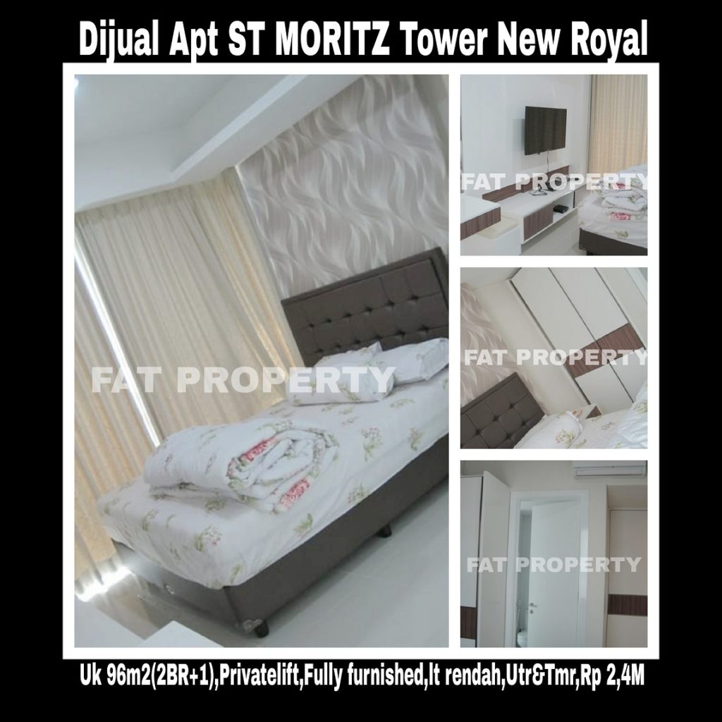 Dijual Apartment ST Moritz di Jl Puri Indah Jakarta Barat.