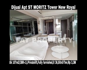 Dijual Apartment ST Moritz di Jl Puri Indah Jakarta Barat.
