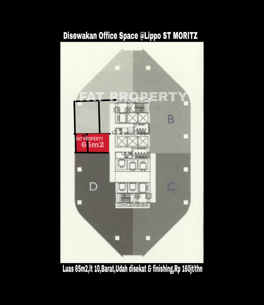 Disewakan office space di kawasan bergengsi dan terkomplit di Jakarta Barat