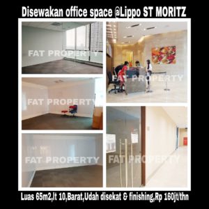 Disewakan office space di kawasan bergengsi dan terkomplit di Jakarta Barat