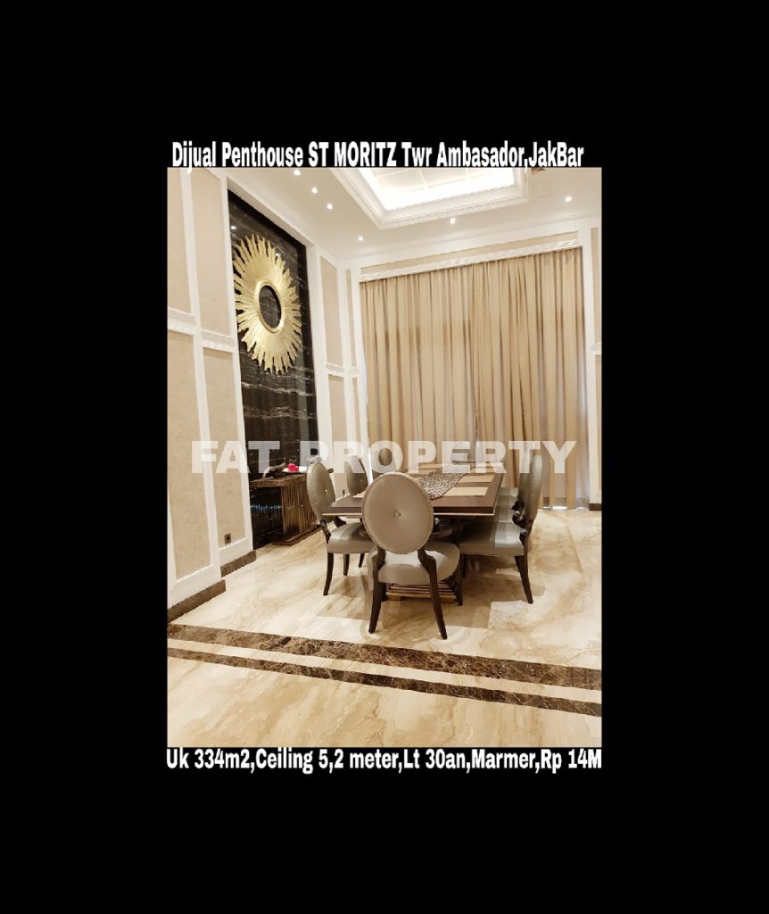 Dijual Penthouse ST MORITZ Tower Ambasador.