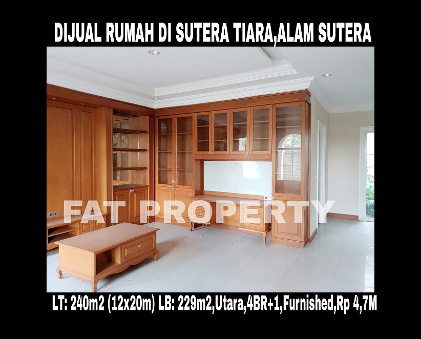 Dijual rumah bagus baru di Sutera Tiara VII,Alam Sutera,Serpong.