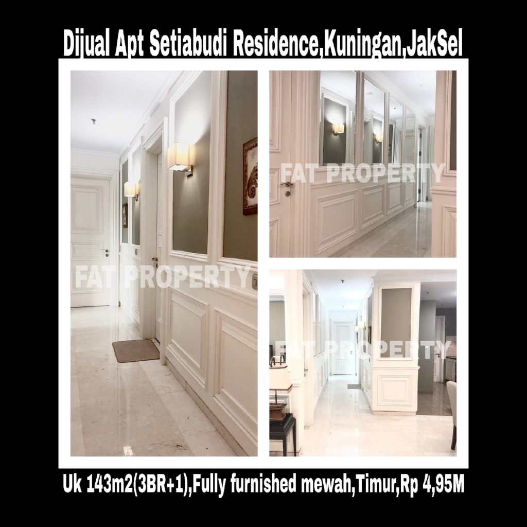 DIJUAL APARTEMEN SETIABUDI RESIDENCES,Kuningan,Jakarta Selatan.