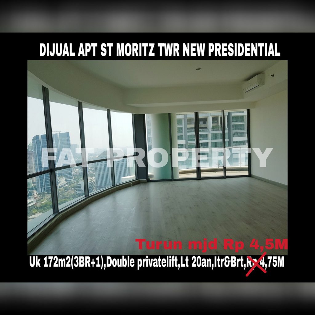 Dijual Apartment ST MORITZ Tower terbaru dan terbaik,New Presidential Tower.