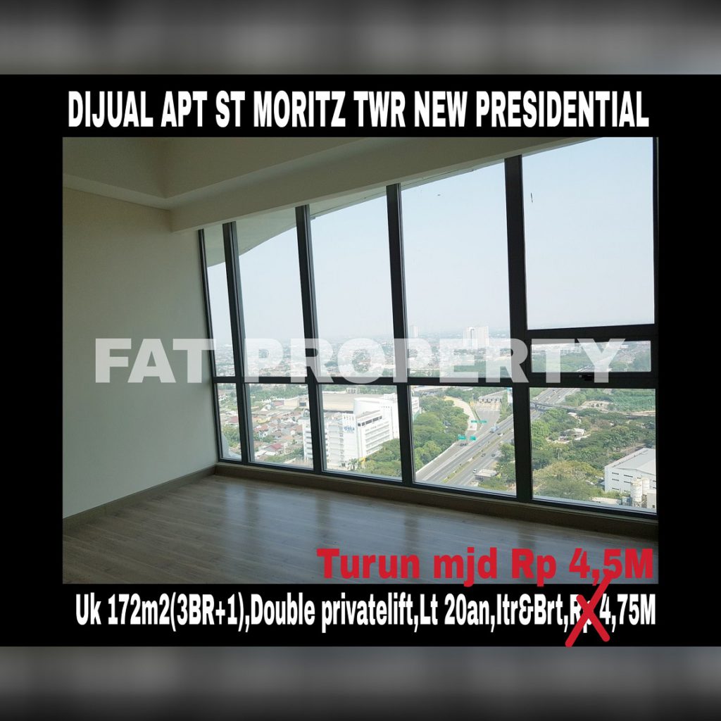 Dijual Apartment ST MORITZ Tower terbaru dan terbaik,New Presidential Tower.