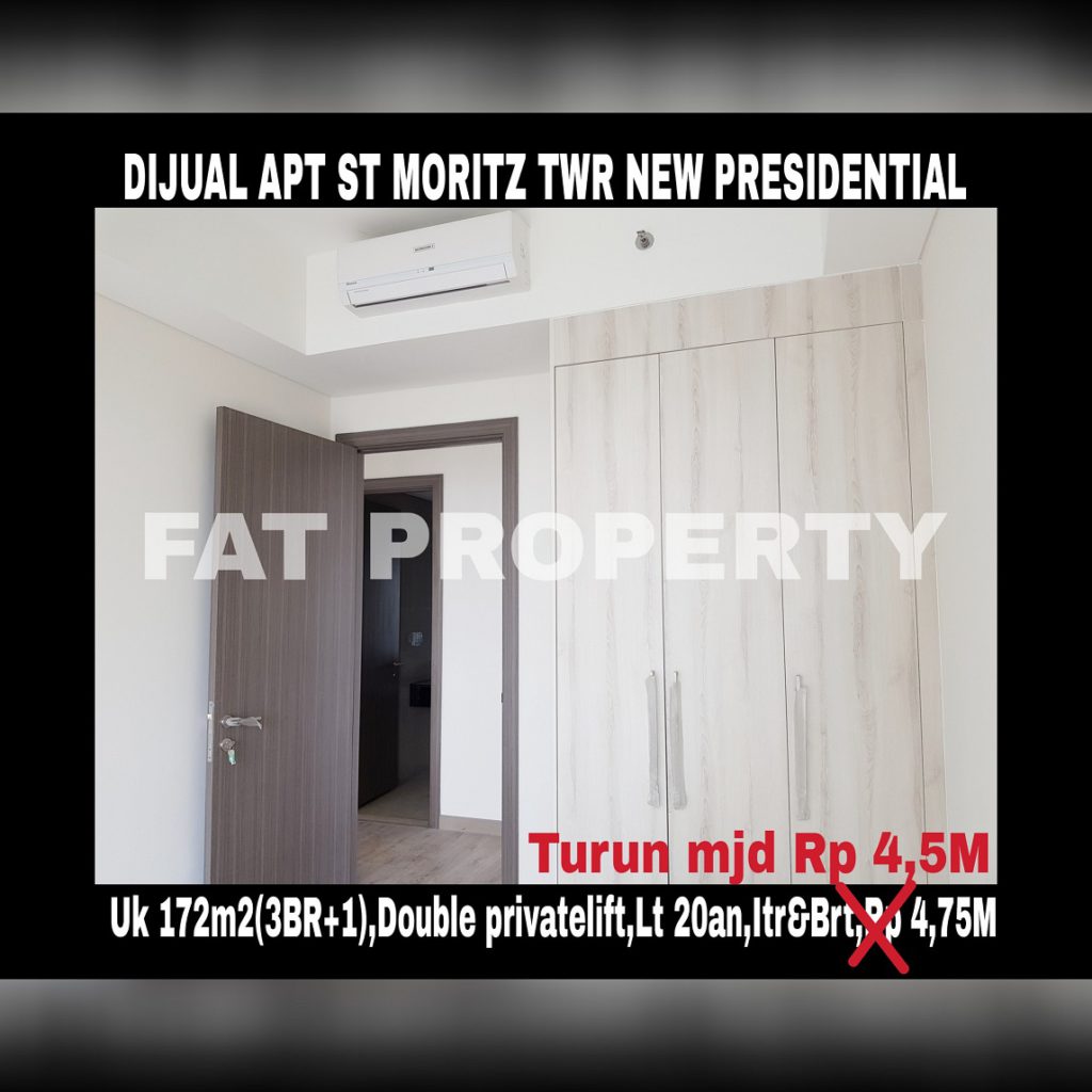Dijual Apartment ST MORITZ Tower terbaru dan terbaik,New Presidential Tower.