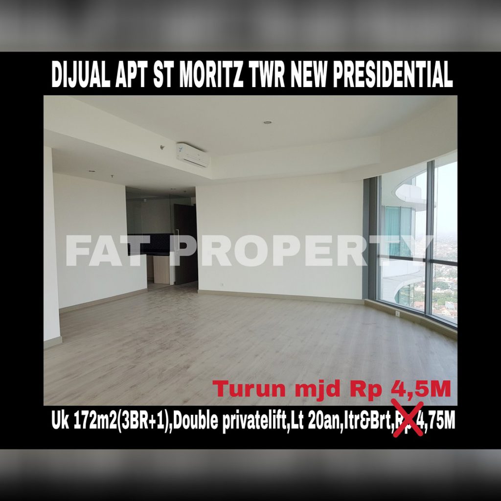 Dijual Apartment ST MORITZ Tower terbaru dan terbaik,New Presidential Tower.