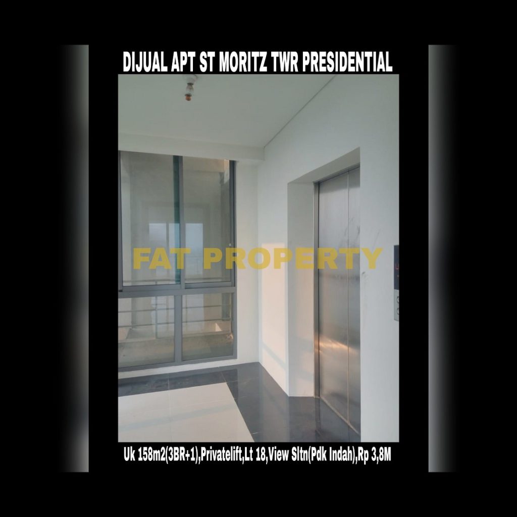 Dijual Apartment ST MORITZ Tower Presidential the best tower