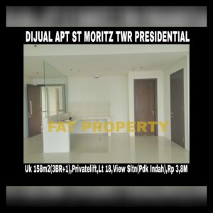 Dijual Apartment ST MORITZ Tower Presidential the best tower