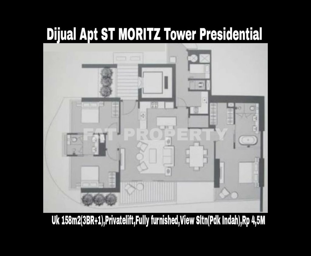 Dijual Apartment ST MORITZ Tower Presidential