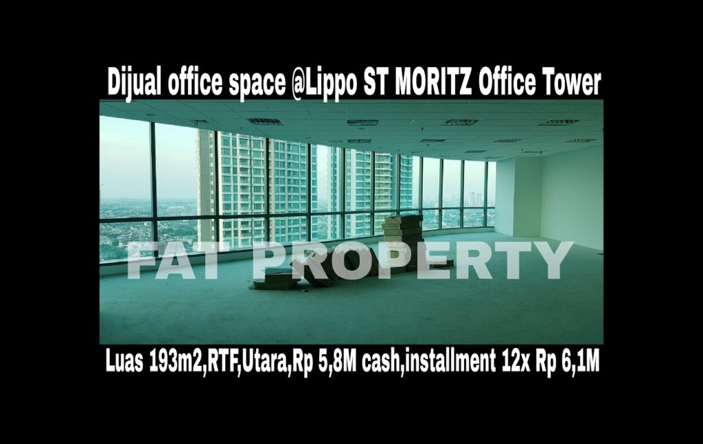 DIJUAL Office Space di kompleks paling bergengsi dan terkomplit di Jakarta Barat