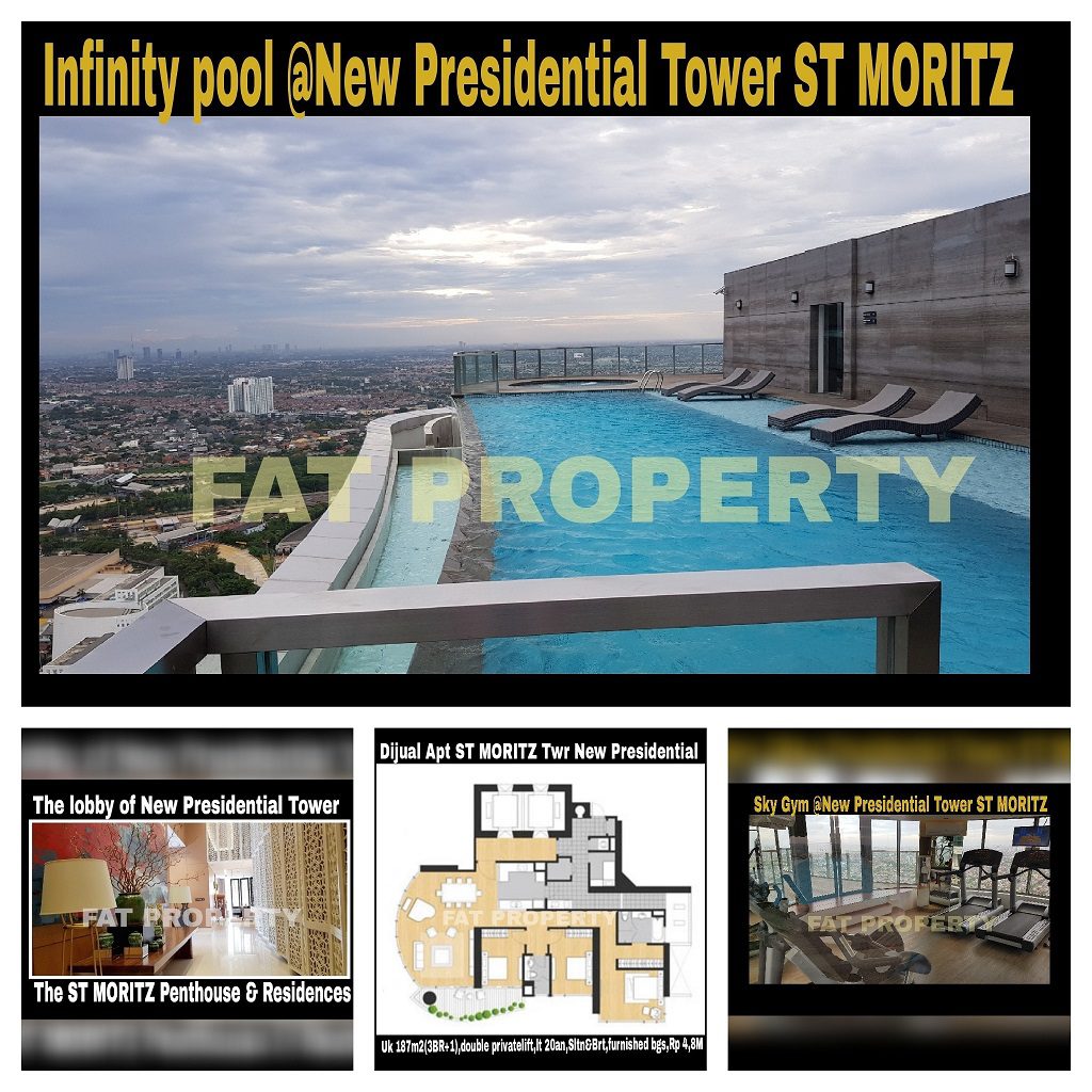 Dijual Apartment ST MORITZ Tower terbaru dan terbaik,New Presidential Tower.