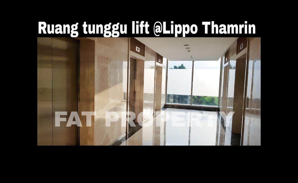 Dijual office space di Lippo Thamrin lantai 3.