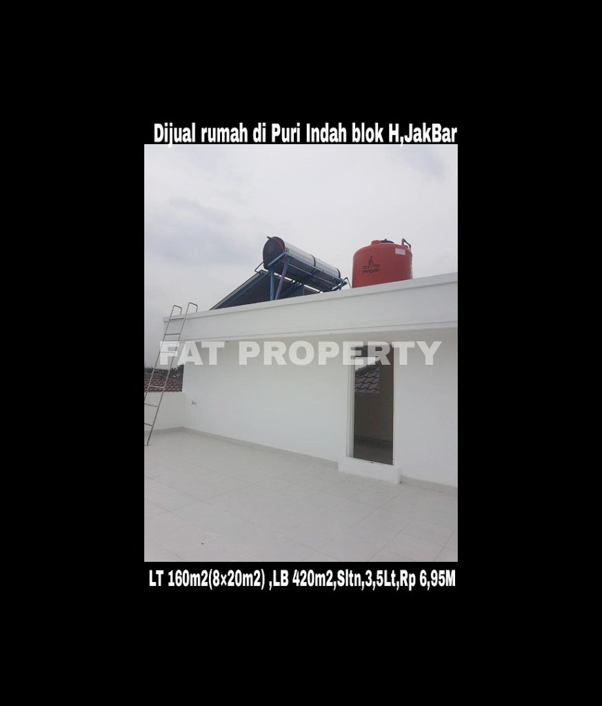 Dijual cepat rumah bagus di komplek perumahan elite di Puri Indah blok H,Jakarta Barat.