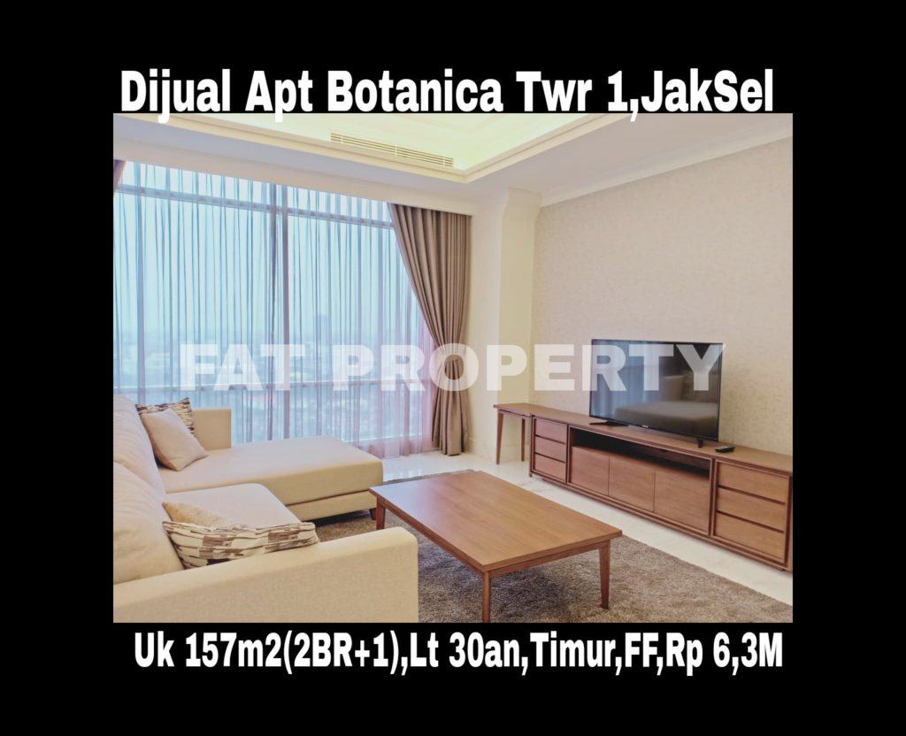 Dijual Apt Botanica,Simprug,Jakarta Selatan.