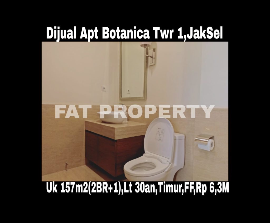 Dijual Apt Botanica,Simprug,Jakarta Selatan.