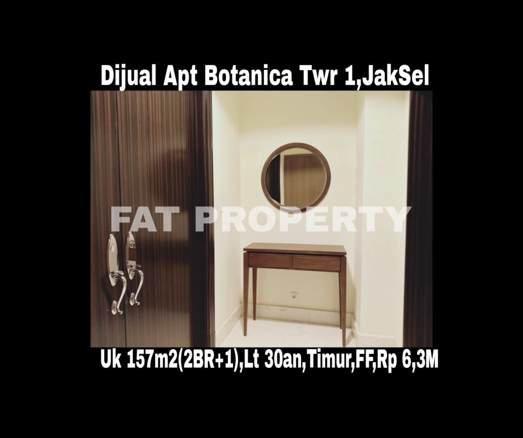Dijual Apt Botanica,Simprug,Jakarta Selatan.