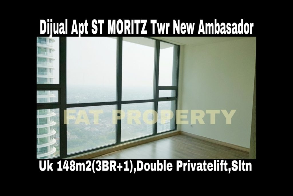 Dijual Apartment ST MORITZ Tower New Ambasador, tower paling high end dan terbaru serta paling strategis di tengah2 mal.