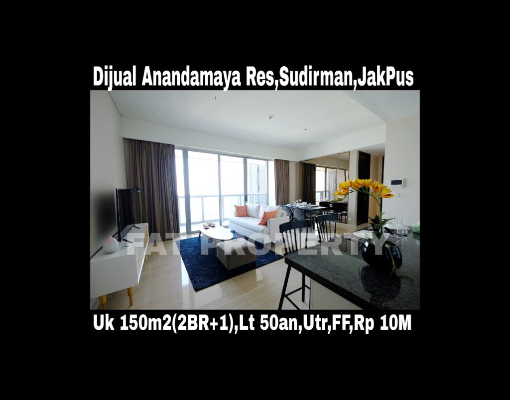 Dijual Condominium Anandamaya Residence,Jl Sudirman (Komplek Menara Astra),Jakarta Pusat