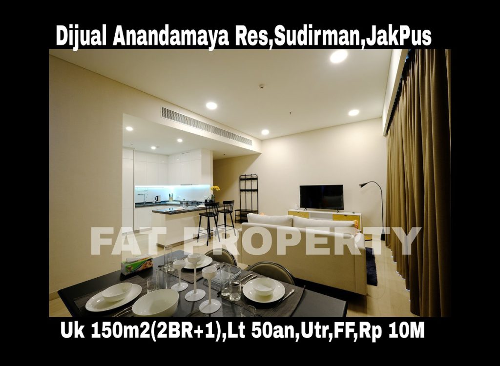 Dijual Condominium Anandamaya Residence,Jl Sudirman (Komplek Menara Astra),Jakarta Pusat