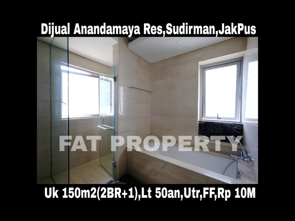 Dijual Condominium Anandamaya Residence,Jl Sudirman (Komplek Menara Astra),Jakarta Pusat