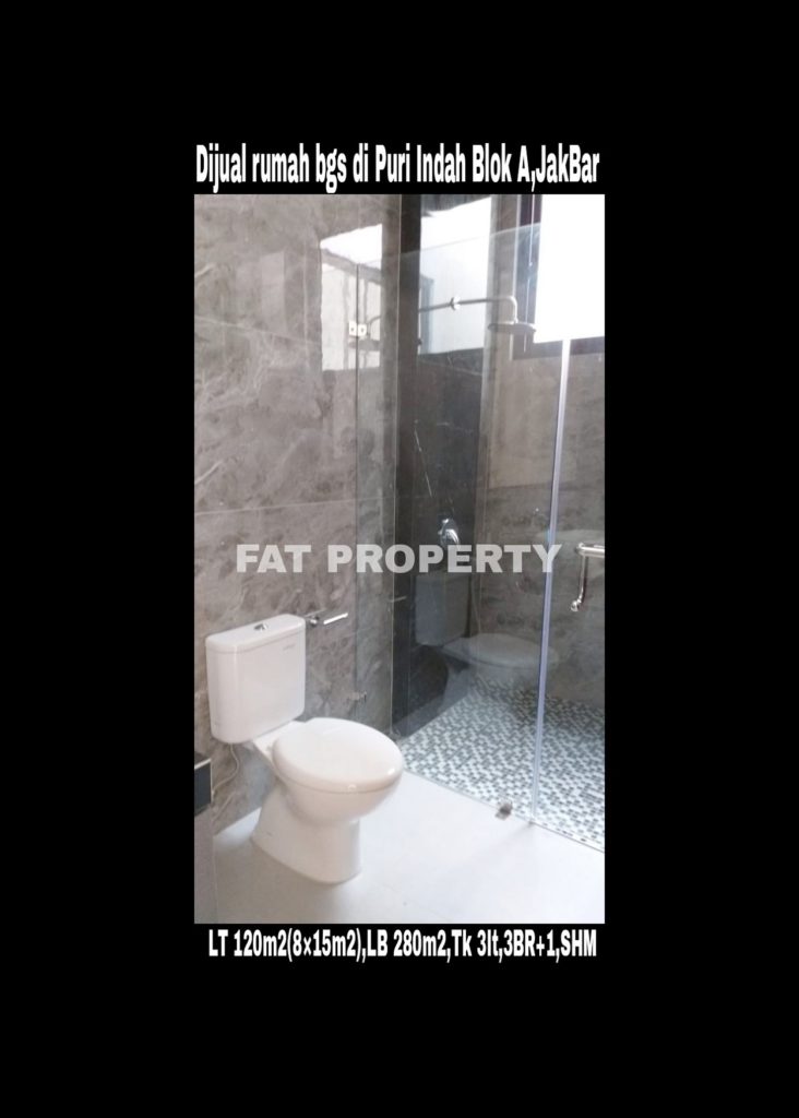 Dijual cepat rumah bagus di komplek perumahan elite di Puri Indah blok A,Jakarta Barat.